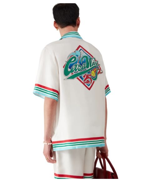 CASA WAY WORLD SERIES SHORT SLEEVE SILK SHIRT