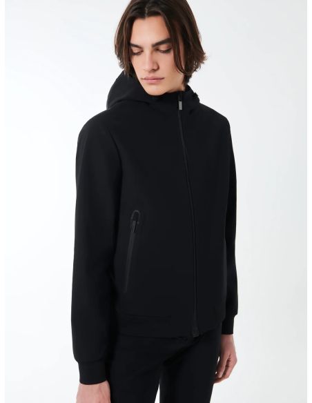 SURFLEX HOOD JACKET BLACK