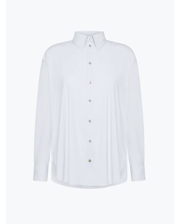 OXFORD BOYFRIEND WOMAN SHIRT WHITE