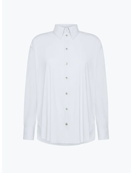 CHEMISE OXFORD BOYFRIEND WOMAN WHITE