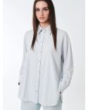 OXFORD BOYFRIEND WOMAN SHIRT WHITE