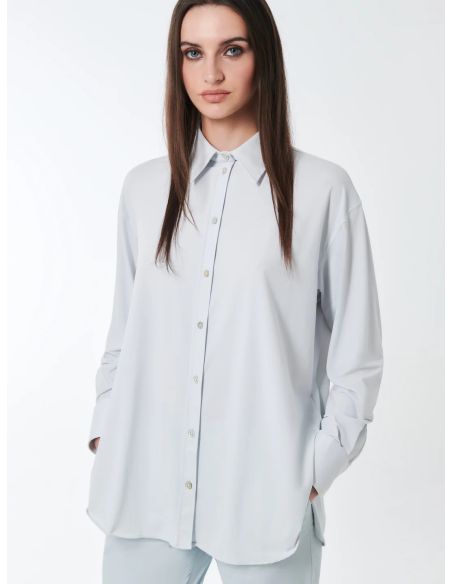 OXFORD BOYFRIEND WOMAN SHIRT WHITE