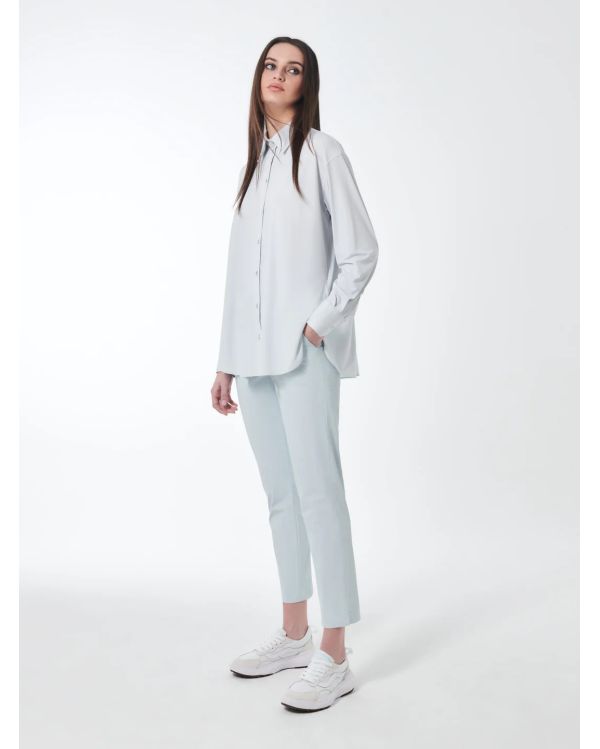 CHEMISE OXFORD BOYFRIEND WOMAN WHITE 2