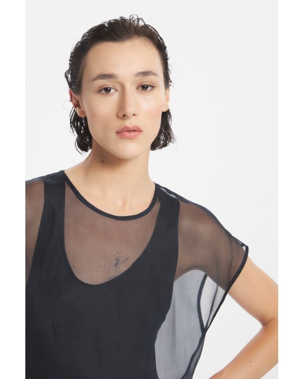 DRESS KELLY VELATO NAVY