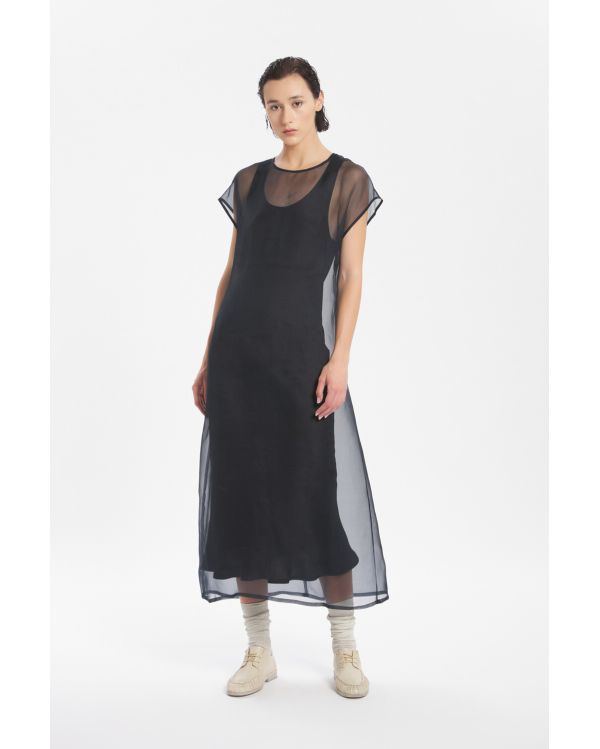 DRESS KELLY VELATO NAVY