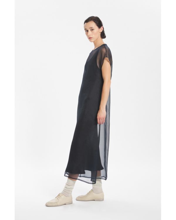 DRESS KELLY VELATO NAVY