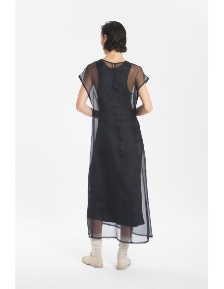 ROBE KELLY VELATO NAVY
