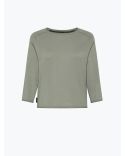 PULL MAXELL ROUND WOMAN KNIT SAGE GREEN