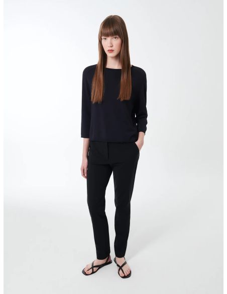 PULL MAXELL ROUND WOMAN KNIT SAGE GREEN