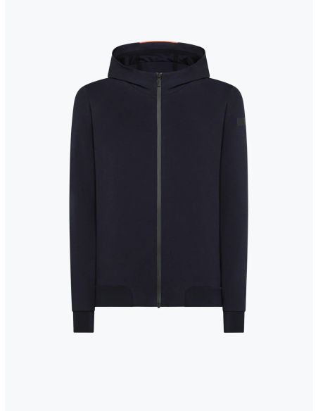 SWEAT À CAPUCHE SUMMER HARRD HOOD ZIP FLEECE BLUE BLACK
