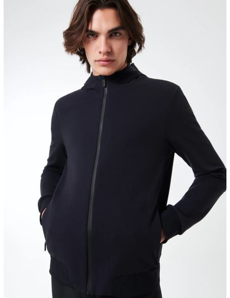 SWEAT À CAPUCHE SUMMER HARRD HOOD ZIP FLEECE BLUE BLACK