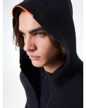 SWEAT À CAPUCHE SUMMER HARRD HOOD ZIP FLEECE BLUE BLACK