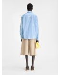 LA CHEMISE SIMON LOGO BUSINESS JACQUARD BLUE