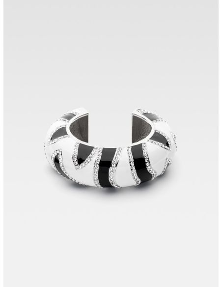 LE BRACELET ZEBRA BLACK AND WHITE ZEBRA