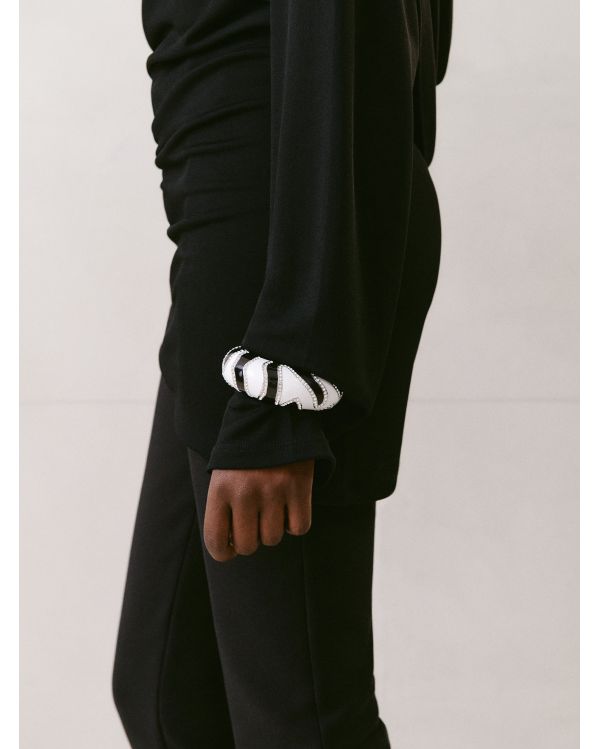 THE ZEBRA BLACK AND WHITE ZEBRA BRACELET