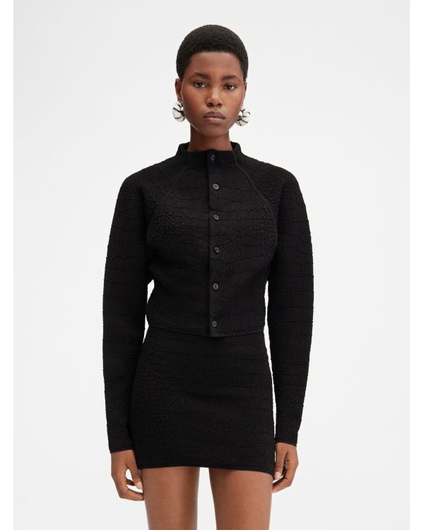 THE SCALA BLACK CARDIGAN