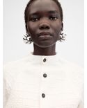 LE CARDIGAN SCALA OFF-WHITE