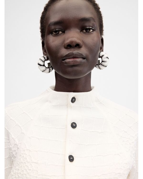 THE SCALA CARDIGAN OFF-WHITE
