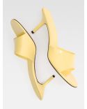 THE CUBISTO MULES LIGHT YELLOW