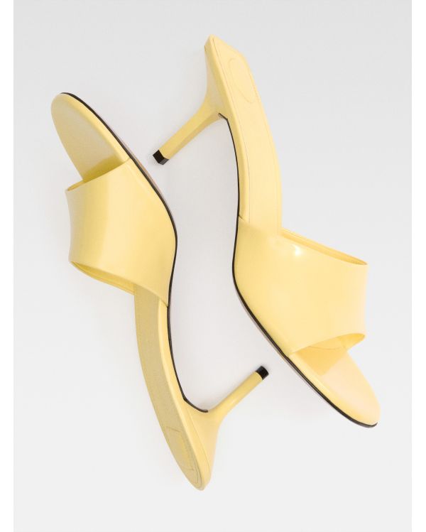 LES MULES CUBISTO LIGHT YELLOW