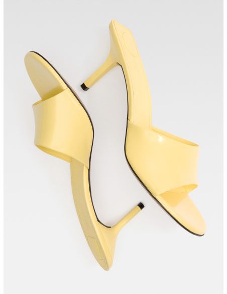 LES MULES CUBISTO LIGHT YELLOW
