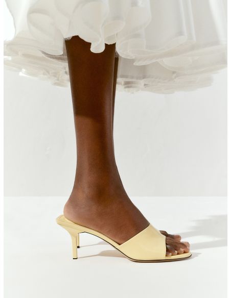 LES MULES CUBISTO LIGHT YELLOW