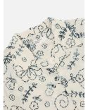 CAMP SHIRT ECRU CHARCOAL KANTHA