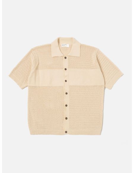 CHEMISE EN TRICOT S/S ECRU
