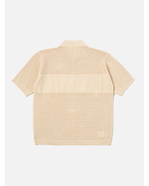 CHEMISE EN TRICOT S/S ECRU 2