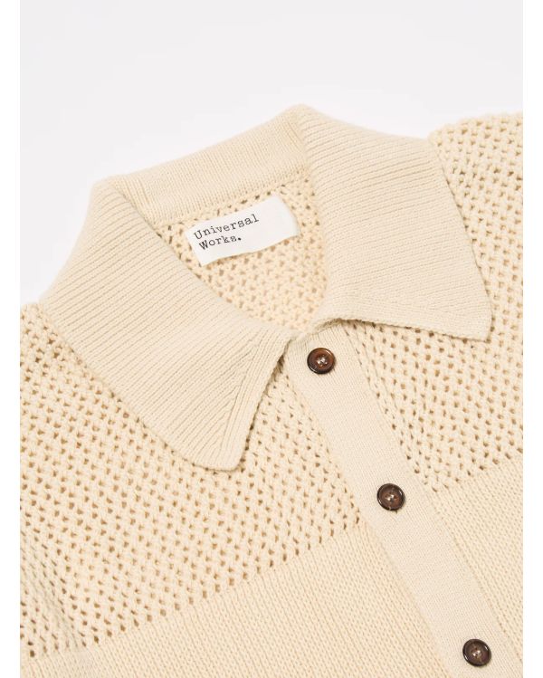 CHEMISE EN TRICOT S/S ECRU