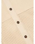 CHEMISE EN TRICOT S/S ECRU