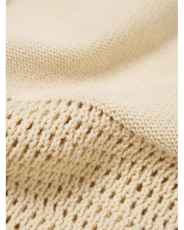 CHEMISE EN TRICOT S/S ECRU