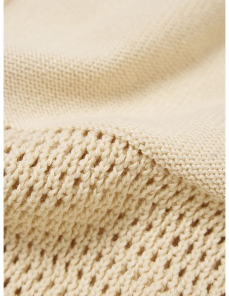 CHEMISE EN TRICOT S/S ECRU