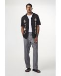 HENRY SS BLACK KNIT SHIRT