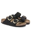 ARIZONA SANDALS BIG BUCKLE LEND BLACK GOLD