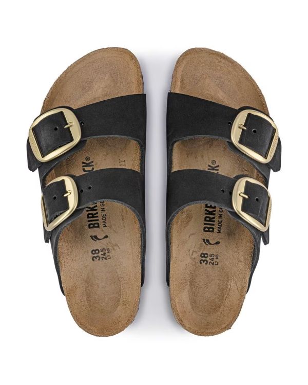 ARIZONA SANDALS BIG BUCKLE LEND BLACK GOLD