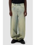 DIRTY WASH DENIM PANTS