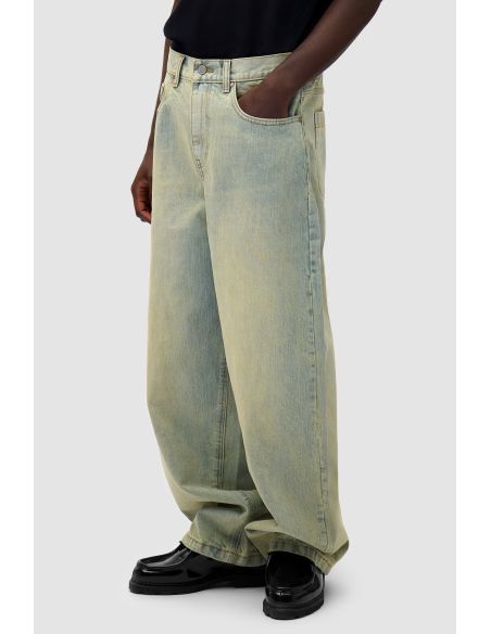 DIRTY WASH DENIM PANTS