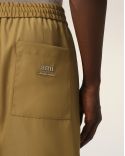 SHORT MOUTARDE EN SERGE HAVANE
