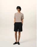 SHORT NOIR EN SERGE 