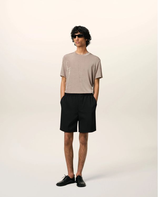 BLACK TWILL SHORTS 2