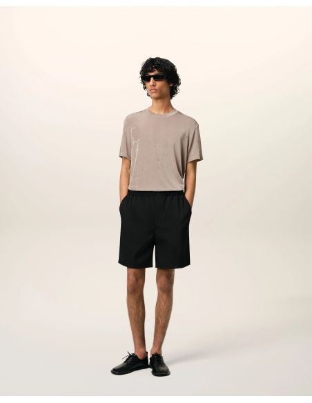SHORT NOIR EN SERGE 