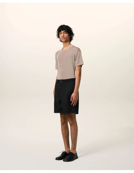 BLACK TWILL SHORTS