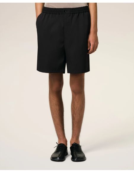 SHORT NOIR EN SERGE 