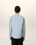 CHEMISE CLASSIQUE AMI DE COEUR TON SUR TON NOTE BLEUE