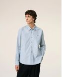 CLASSIC AMI DE COEUR TONE-ON-TONE BLUE NOTE SHIRT