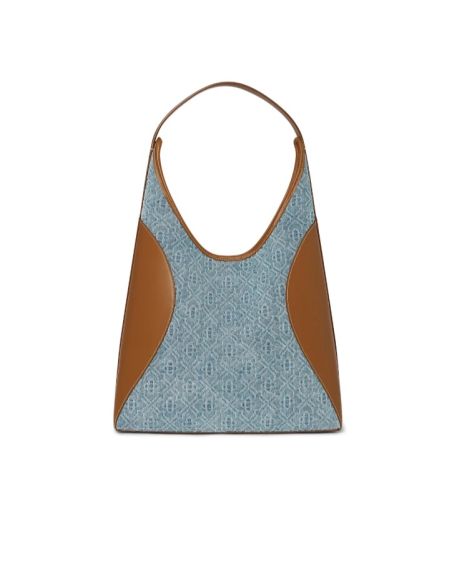SAC HOBO EN DENIM MONOGRAMME
