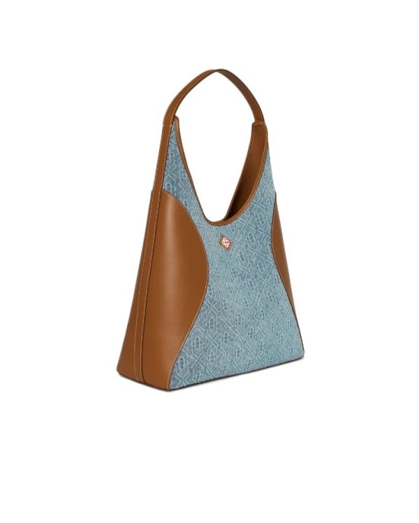 MONOGRAM DENIM HOBO BAG