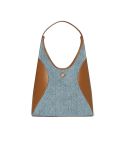 SAC HOBO EN DENIM MONOGRAMME
