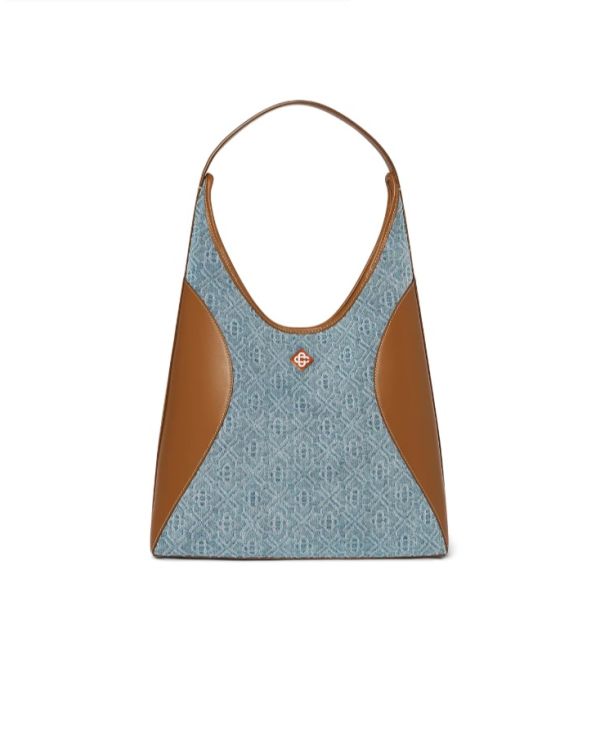 MONOGRAM DENIM HOBO BAG